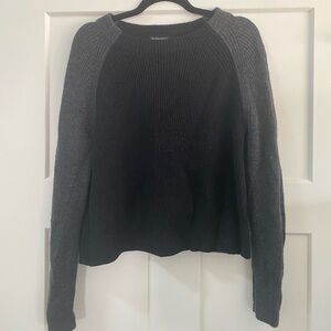 Eileen Fisher Merino Wool Baseball Sweater